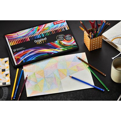 Crayon de couleur STABILO 8778 Original Arty assorti boîte 38 pièces