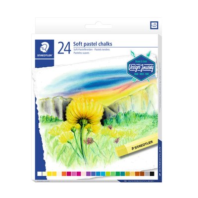 Craie pastel Staedtler Karat douce assorti 24 pièces