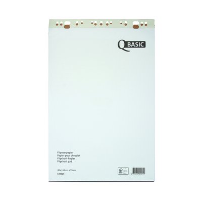 Flipoverpapier Qbasic 65x95cm 20vel opgerold