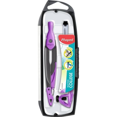 Compas Maped Métal 3 parties présentoir 10 pièces assorti