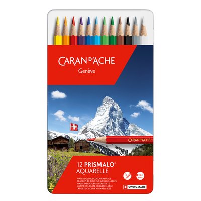 Kleurpotloden Caran d'Ache Prismalo 12 stuks assorti