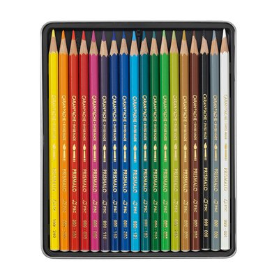 Kleurpotloden Caran d'Ache Prismalo 18 stuks assorti
