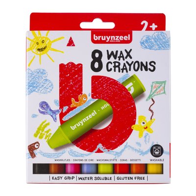 Crayon à la cire Bruynzeel Kids Pocoyo set 8 couleurs