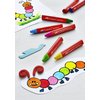 Waskrijt Faber-Castell driehoekig assorti set à 12 stuks foto