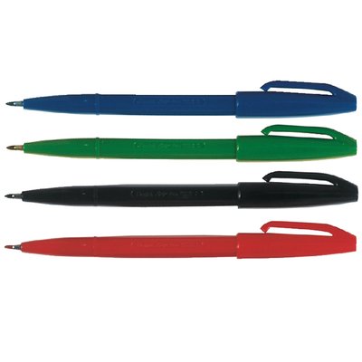 Fineliner Pentel SignPen S520 Medium noir