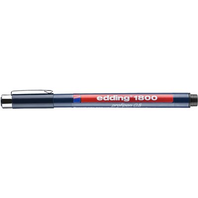 Fineliner edding 1800 0,5mm noir
