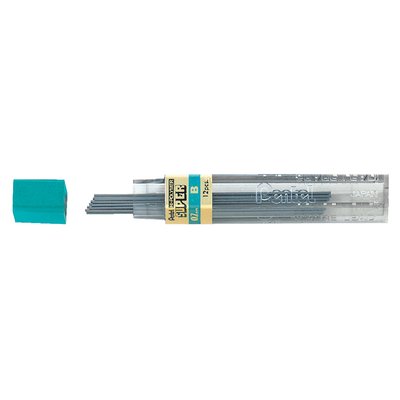 Mine Pentel B 0,7mm noir tube 12 mines