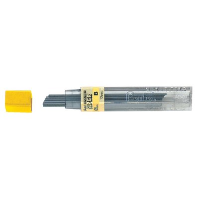 Mine Pentel B 0,9mm noir tube 12 mines