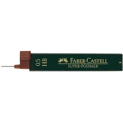 Mine Faber-Castell HB 0,5mm Super-polymer tube 12 mines