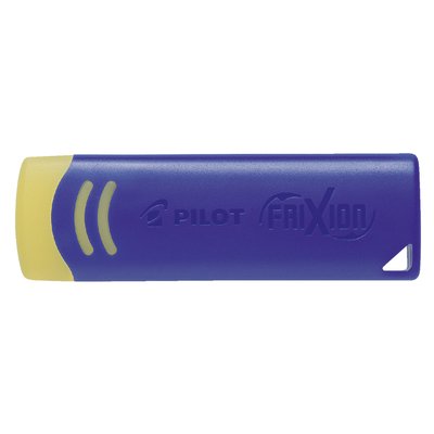 Gomme PILOT FriXion jaune avec enveloppe bleue