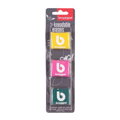 Kneedgum Bruynzeel Teens set à 3 kleuren