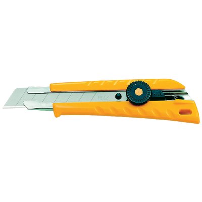 Cutter Olfa L1 18mm Corps jaune en acier