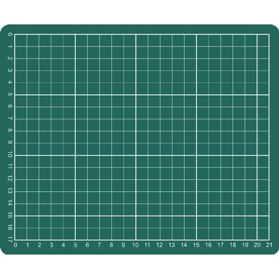 Snijmat A5 230x190mm groen
