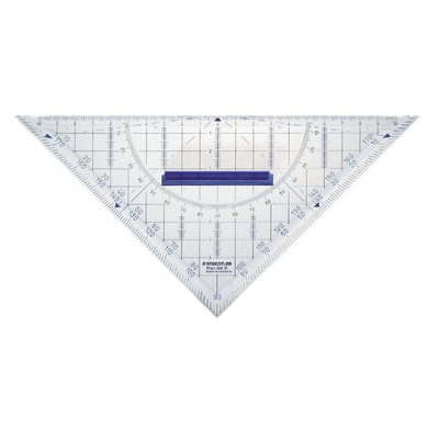 Geodriehoek Staedtler 568 220mm transparant
