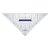 Geodriehoek Staedtler 568 220mm transparant