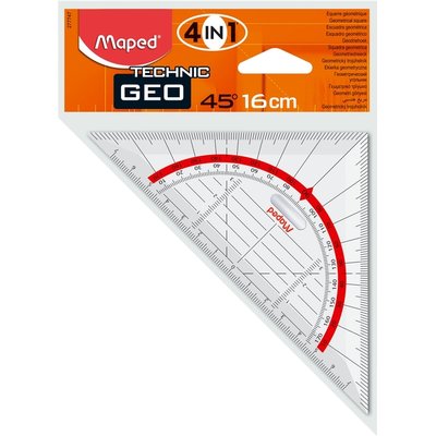 Geodriehoek Maped Technic 16cm
