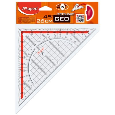 Geodriehoek Maped Technic 26cm