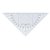 Geodriehoek Aristo 1550 160mm flexibel transparant
