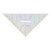 Geodriehoek Aristo 1648/2 325mm met greep transparant