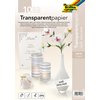 Transparant papier Folia A4 115gr 10 vel wit foto