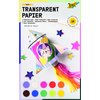 Transparant papier Folia 18.5x29.7cm 42gr 10 vel 10 kleuren foto