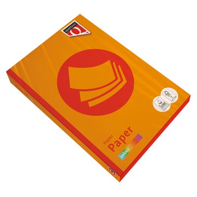 Papier copieur Quantore Colour A4 120g orange 250 feuilles