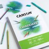Tekenpapier Canson Graduate Drawing 30vel 160gr A4 helderwit foto