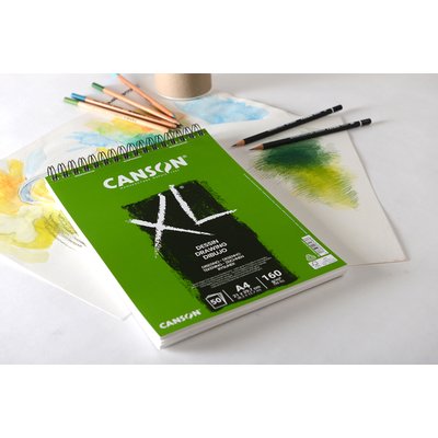 Tekenpapier Canson XL Drawing 50vel 160gr A3 wit