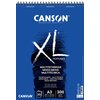 Mixed mediapapier Canson XL Textured Mixed Media 30vel 300gr A3 wit foto