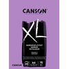 Markerpapier Canson XL Marker 100vel 70gr A4 extra wit foto