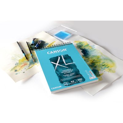 Aquarelpapier Canson XL 30vel 300gr A3 wit