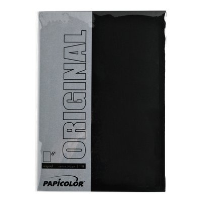 Papier copieur Papicolor A4 200g noir corbeau 6 feuilles