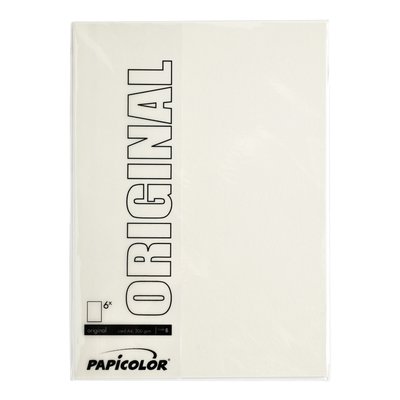 Kopieerpapier Papicolor A4 200gr 6 vel anjerwit