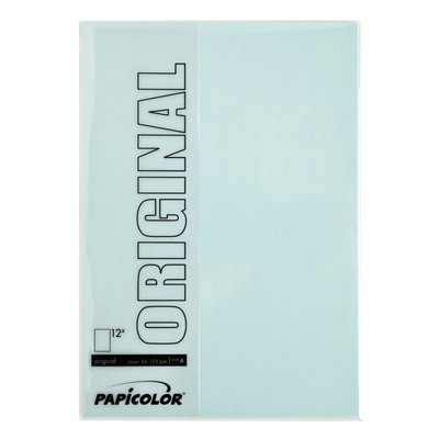 Papier copieur Papicolor A4 100g vert bleuté 12 feuilles