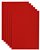 Kopieerpapier Papicolor A4 100gr 12 vel rood