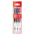 Penseel Caran d'Ache medium, breed , fibre tip set à 3st