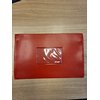 Schooletui 15x26cm met rits skai helder rood foto