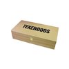 Tekendoos 25x12.5x6.5cm 3 vakken beukenhout foto