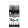 Fineliner Sakura Pigma Micron 05 basic set 6 kleuren foto
