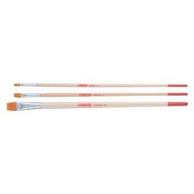 Penseel Talens Art Creation filament plat assorti set à 3 stuks