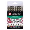 Brushstift Bruynzeel Sakura Pigma assorti 9 stuks foto