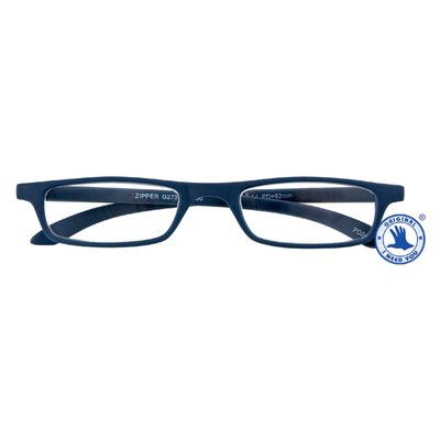 Leesbril I Need You +1.00 dpt Zipper blauw