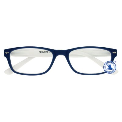 Leesbril I Need You +1.50 dpt Feeling blauw-wit