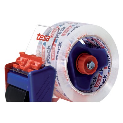 Handdozensluiter Tesa met 2 rollen 66mx50mm transparant