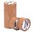 Verpakkingstape Quantore 50mmx60m PP bruin 6 rollen