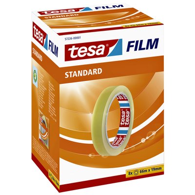 Plakband tesafilm® Standaard 66mx19mm transparant