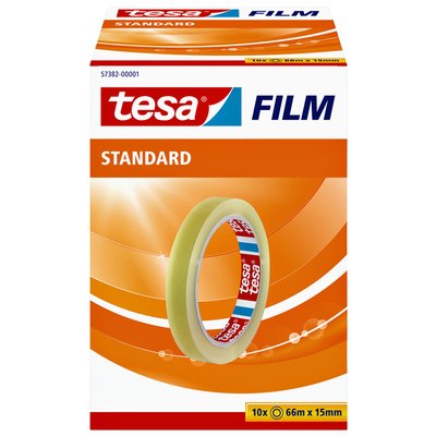 Plakband tesafilm® Standaard 66mx15mm transparant