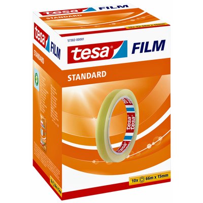 Plakband tesafilm® Standaard 66mx15mm transparant
