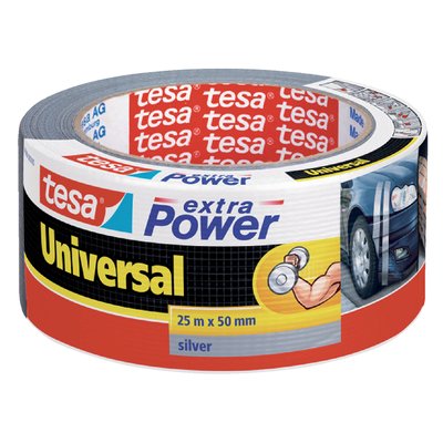 Duct tape tesa® extra Power Universal 25mx50mm grijs