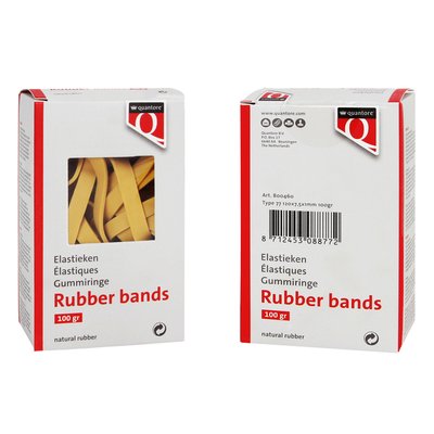 Elastiek Quantore 77 120x7.5x1mm 100gram